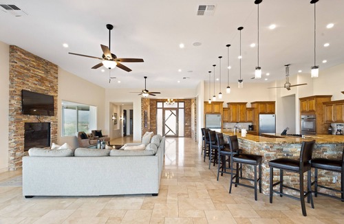 Desert View House | 8000 ft Entertainer's Paradise with desert views! Pool /Theater /Bar!