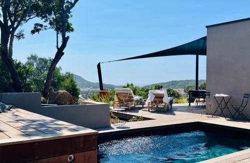 Figari Villa | A Vista - Villa architecte & piscine - 4 étoiles Vue mer