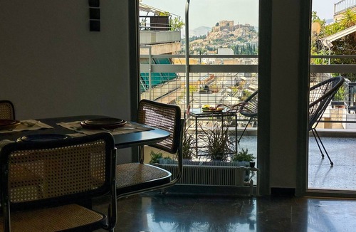 Pangrati Apartment | Acropolis-View Penthouse | Haute Athenian
