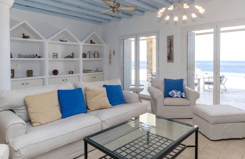 Agios Sostis Villa | ''Aegean Whispers'' Sea Front Villa in Tinos