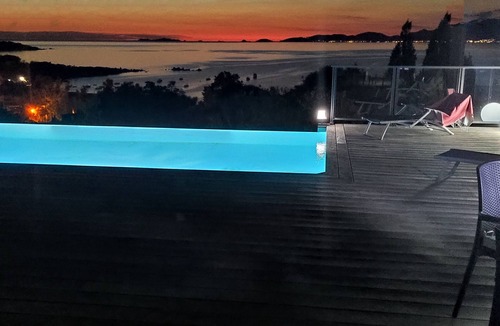 Portigliolo Villa | Air-conditioned villa - Infinity pool - Panoramic sea view - 200m from the beach