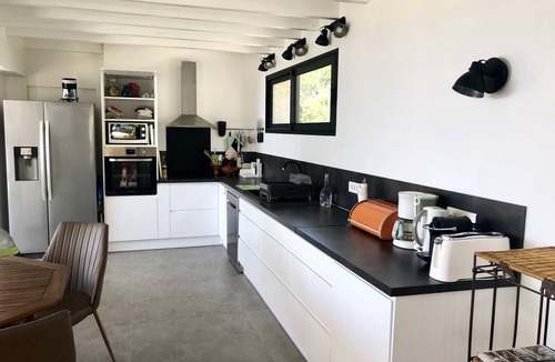 Porto Pollo House | Airconditioned villa for 10 people in maquis with 180° sea view Sea access 600M