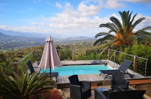 Sarrola-Carcopino Villa | Alta Vista , villa avec piscine privée et vue exceptionnelle près d'Ajaccio