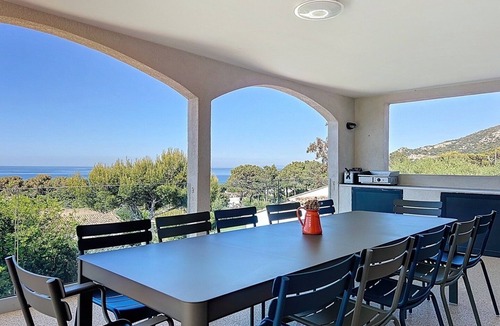 Marine de Saint Ambroggio Villa | Amazing villa with exceptional sea view, swimming pool, sleeps 12