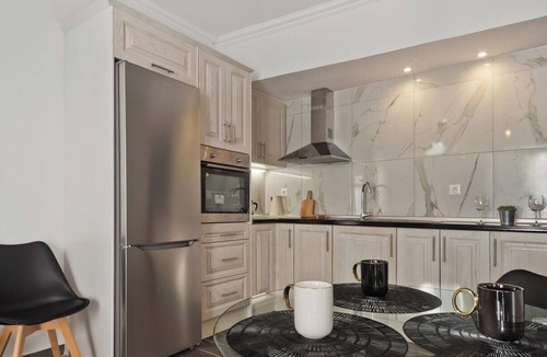 Karpathos Town Apartment | Apartment 'Helios 1' with Sea View, Wi-Fi and Air Conditioning