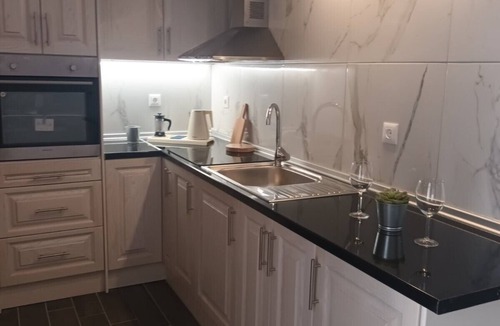 Karpathos Town Apartment | Apartment 'Helios 2' with Sea View, Wi-Fi and Air Conditioning