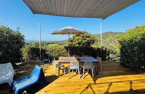 Cargese Apartment | Apartment in the maquis facing the sea, 5mm from the beach and shops