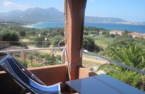 Lumio Apartment | Apartment 'La Terrazza Sulla Baia Di Calvi' with Sea View, Private Terrace and Private Garden