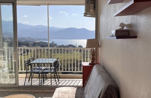 Patrimonio Apartment | Apartment with breathtaking views of the Golf de Saint Florent and the Agriates.