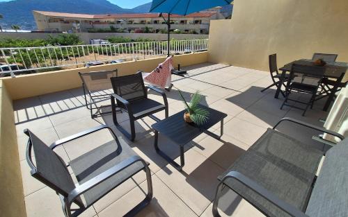 Marine de Saint Ambroggio Apartment | Apt 4 pers - all comforts - sea and mountain view