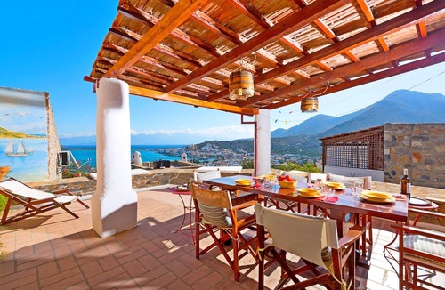 Mavrikiano House | Authentisches Kreta Elounda Haus mit Meerblick Margarita by Interhome