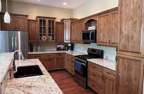 Show Low Cabin | Backs forest for amazing views , fun for all ages -by Alo Vacations.
