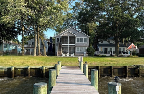 Grasonville House | Bay Breeze - Charming 3BR Waterfront Home on the Chester River
