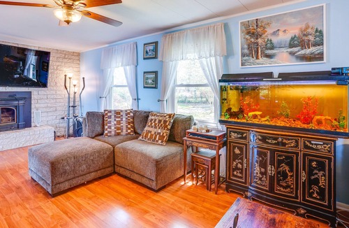 Mount Holly House | Beachfront Montross Home Rental w/ Boat Dock!
