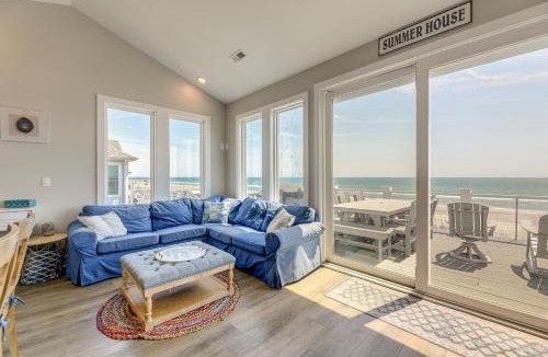 Topsail Beach House | Beachfront Oasis w/2 Large Decks, BBQ & Views!