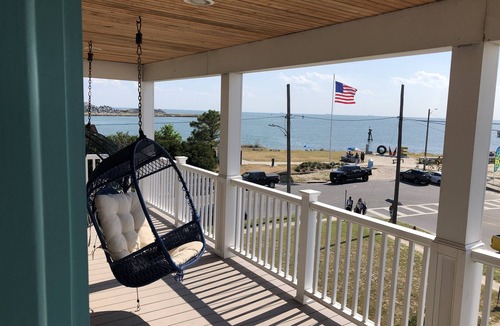 Cape Charles House | Beachfront - unbeatable location - steps to beach & shops - sunsets from porch!