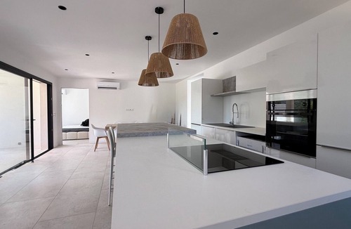Santa-Lucia-di-Moriani House | Beautiful 4-bedroom detached villa—with private pool and garage, fully equipped, near the ocean