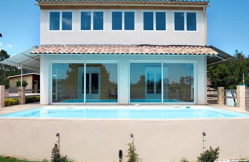 Santa-Lucia-di-Moriani House | Beautiful private villa for 8 people with private pool, TV, patio, pets allowed and panoramic view