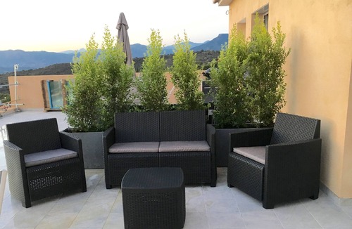 Albitreccia Apartment | BEAUTIFUL NEW APARTMENT WITH STUNNING VIEWS OF AJACCIO BAY AND POOL