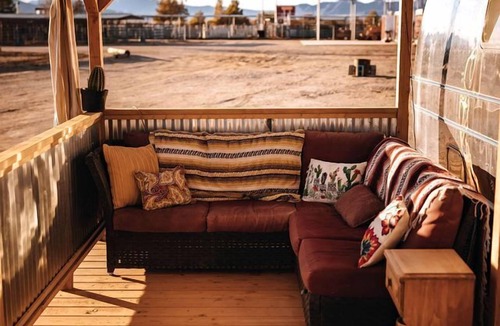 Primm House | Beautiful Vintage Airstream on a Working Ranch for a Unique Getaway in Sandy Valley, Nevada