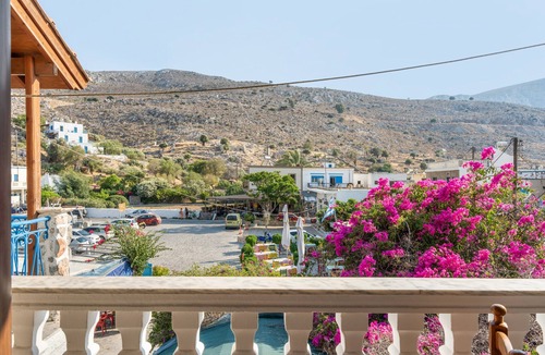Kalymnos Apartment | Bed and Breakfast 'Double Room No 9' with Sea View, Wi-Fi and Air Conditioning