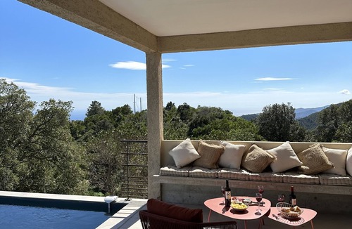 Sari-Solenzara House | Bergerie Ernestu, Sea view, Heated pool, Gr20 access