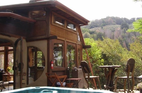Carmel House | Big Sur Dream Home. Completely private with an outdoor fireplace.