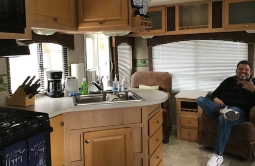 Wilbur Springs House | "Blue Gill Bobber" Roomy Travel Trailer slide out