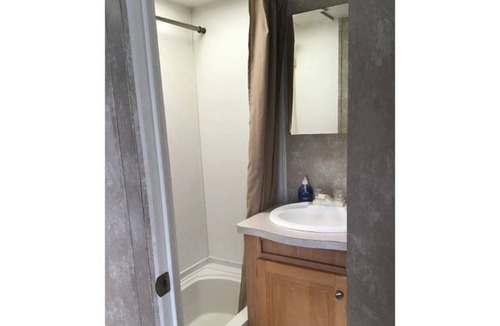 Wilbur Springs House | "Blue Gill Bobber" Roomy Travel Trailer slide out