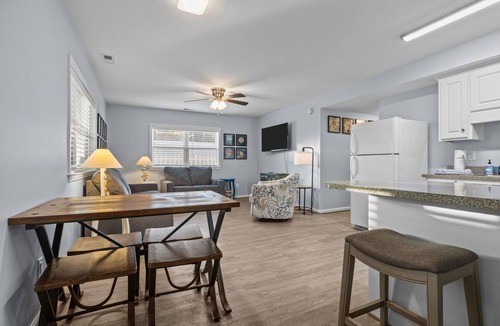 Atlantic Beach Condo | Boardwalk Shores B 2 Bedroom Duplex by RedAwning