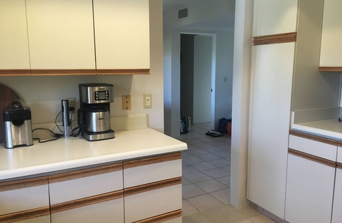 Indian Canyon Condo | Breathtaking mountain views from this very private, updated Mid Century condo!