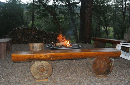 Payson Cabin | CABIN #2 - FOX'S LAIR (FIREPLACE)