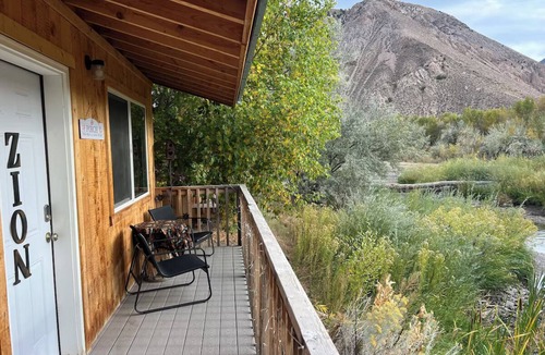 Sevier Cabin | Cabin in Sevier with patio and fireplace