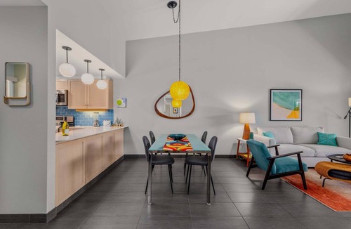 The Rose Garden Condo | Calm Waters Palm Springs | Mid-Century Modern 2BR | Access to Pool, Tennis, & Pickleball