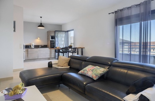 Biguglia Apartment | Casa Funtana, pleasant and contemporary apartment with sea view terrace