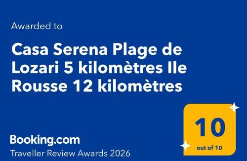 Occhiatana House | Casa Serena Plage de Lozari 5 kilomètres Ile Rousse 12 kilomètres