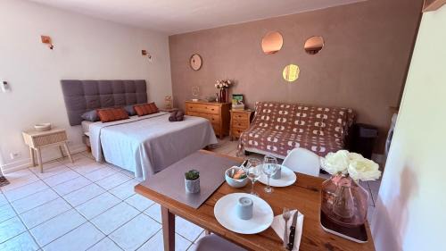 Panatieri Apartment | CASAMACCE Studio climatisé avec terrasse, small comfortable apartment free parking, air-conditioned & Wifi