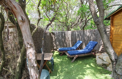 Coti-Chiavari Cabin | Chalet 'De La Plage Evasion' with Sea View, Wi-Fi and Air Conditioning