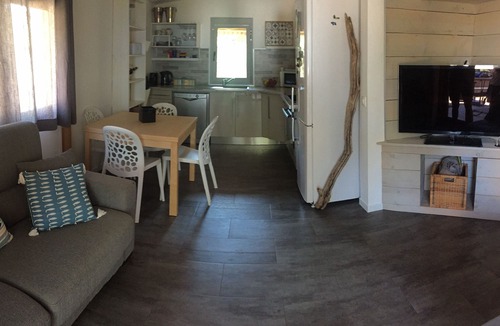 Porto-Vecchio Ski Chalet | Chalet-terrace sea view