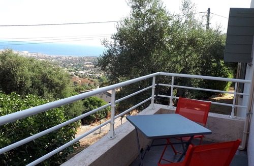 Santa-Reparata-di-Balagna Apartment | Charming apartment with garden, quiet location, sea and mountain views, sleeps 4.