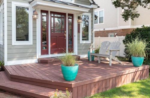 Northeast Virginia Beach House | Charming 3 BR North End Beach Cottage One Block to the Beach Private Parking Private Backyard 1478