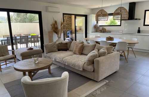 Oletta House | Charming new villa 3 km from the port of St Florent and the beaches