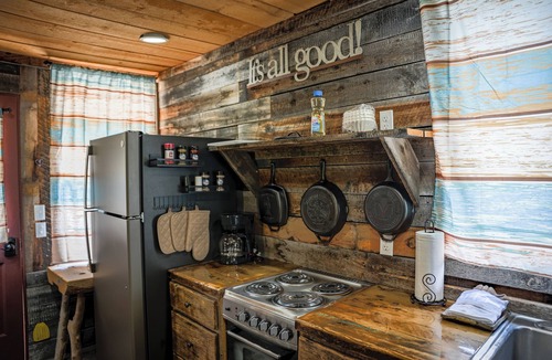 Dubois Cabin | Charming riverfront 2-bedroom cabin in enchanting Dubois with WiFi