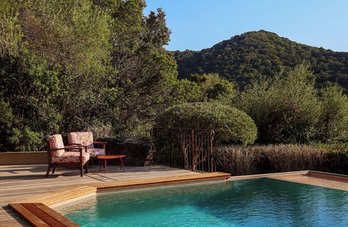 Figari Villa | Charming villa with infinity pool & panoramic view of the sea & Corsican scrubland