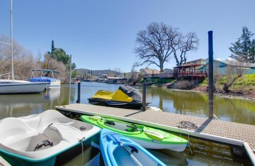 Wilbur Springs House | Clearlake Oaks Home with Game Room, Dock and Deck