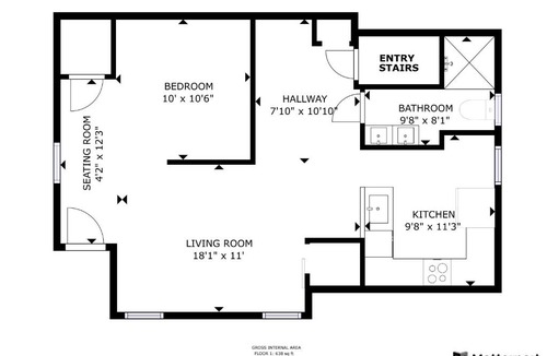 Ludlow Apartment | Close to Stadiums, Downtown Cincy, & more, 1BR Apt