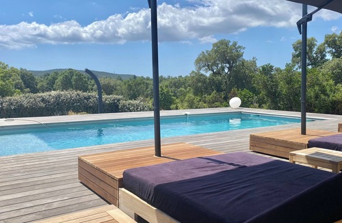 Porto-Vecchio Villa | Contemporary villa-Private heated pool-Games/gym room-Italian shower