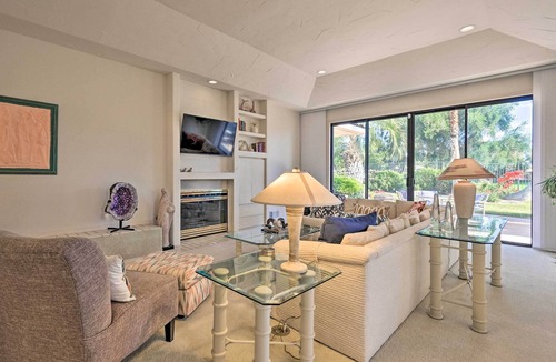 Borrego Springs House | Country Club Home: Mtn Views, Pool, Fire Pit!