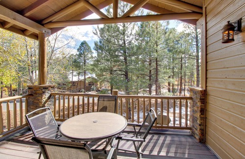 Torreon Villa | Covered Deck: Cozy Show Low Villa in Torreon!