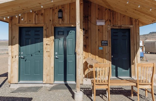 Monticello RV Rental | Cozy cedar pod with stunning La Sal Mountain Views